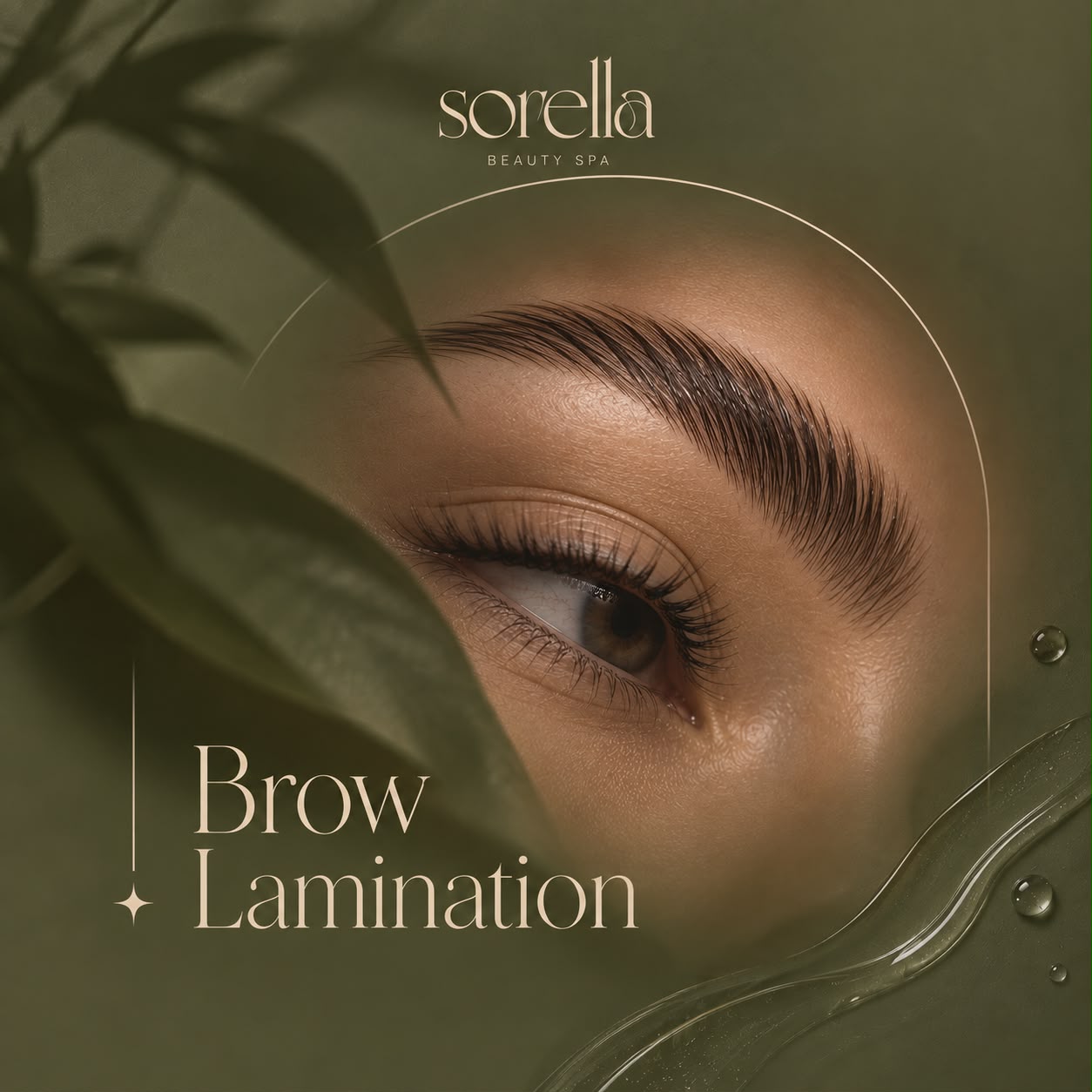 Brow lamination and shaping treatment